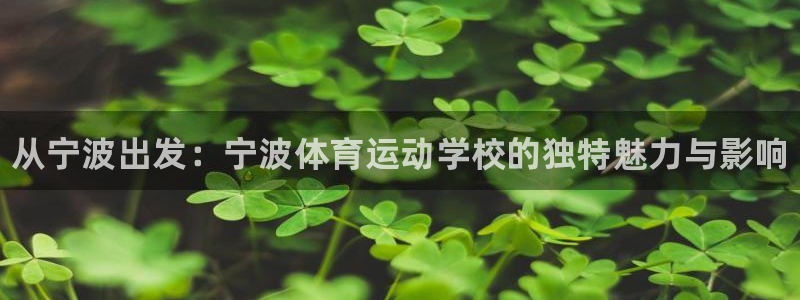 vsport体育官网下载官方客服电话：从宁波出发：宁波体育运