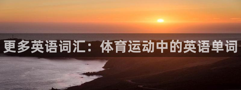 vsport体育官方正版app娱乐40996：更多英语词汇：